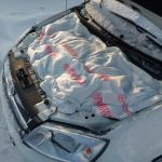 Мелкие вмятины на кузове автомобиля после града